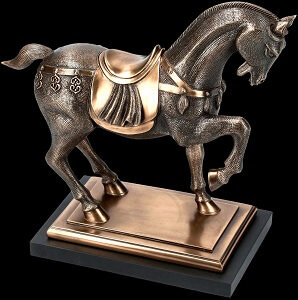 heste bronzefigur